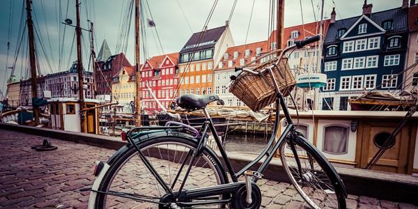 A bike in Nyhavn, Copenhagen