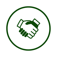 Icon on of handshake